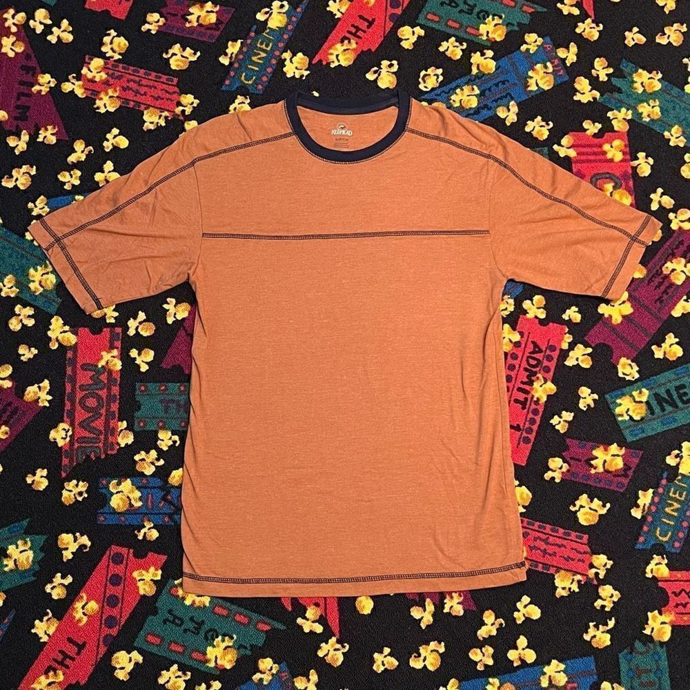 RedHead Classic Orange Heavy Duty Extended Sleeve Tee Shirt / Size S